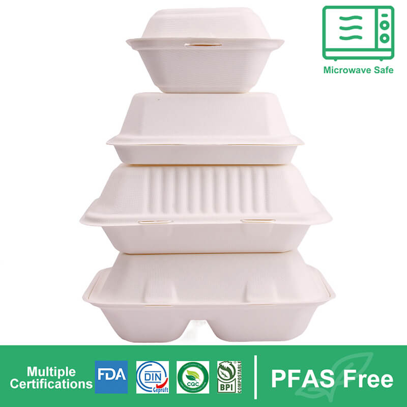 Bagasse Pulp Clamshell (1)