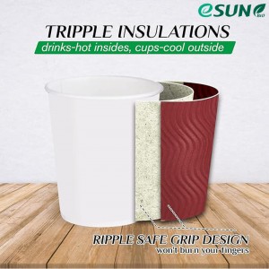 Ripple Wall Paper Cups