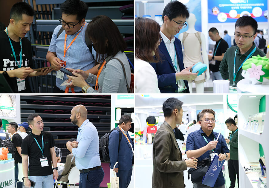 a view of eSUN's exhibition booth
